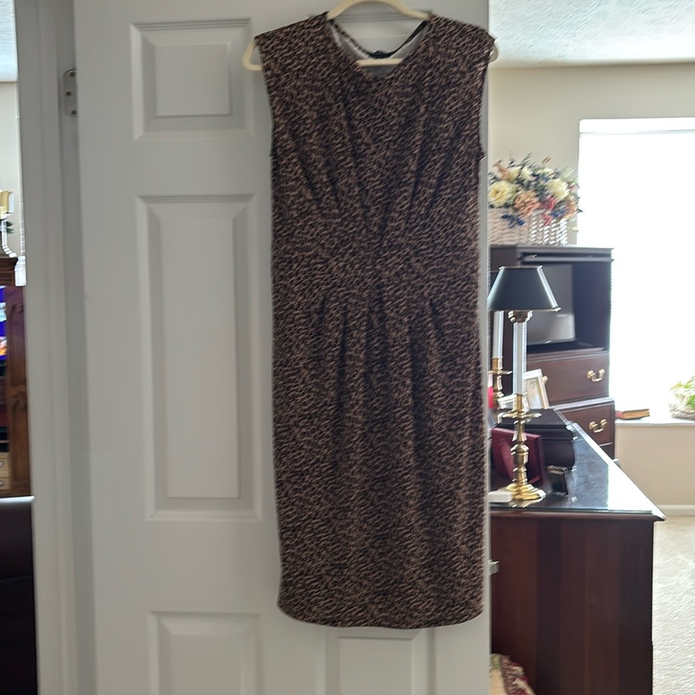 Talbots beautiful animal print dress